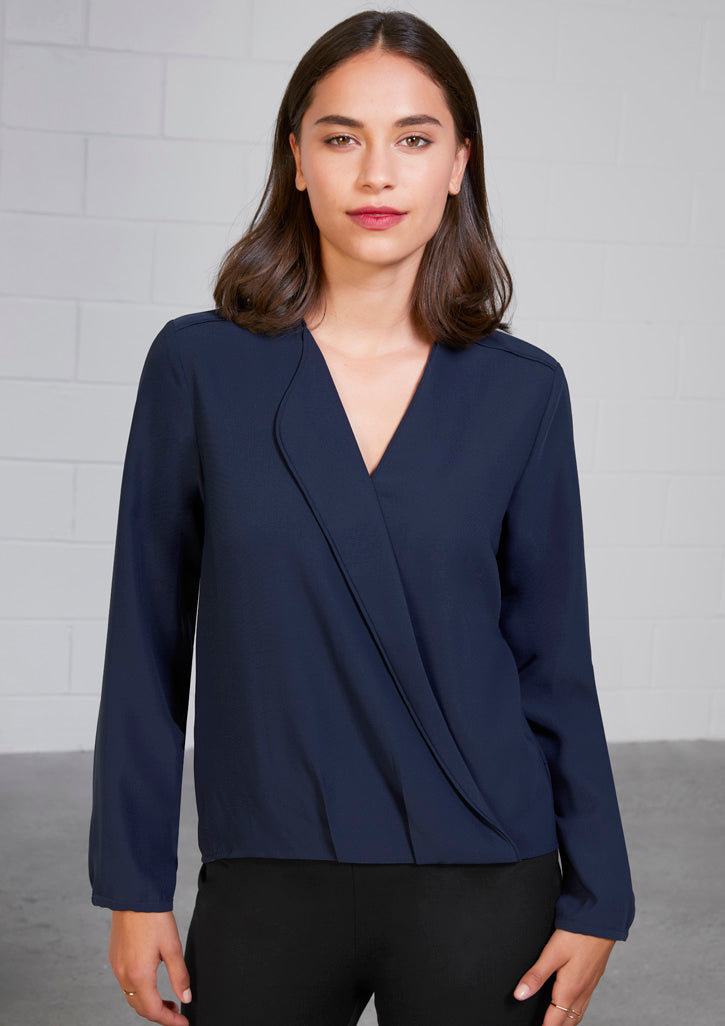 S014LL-Lily Ladies Hi-Lo Blouse