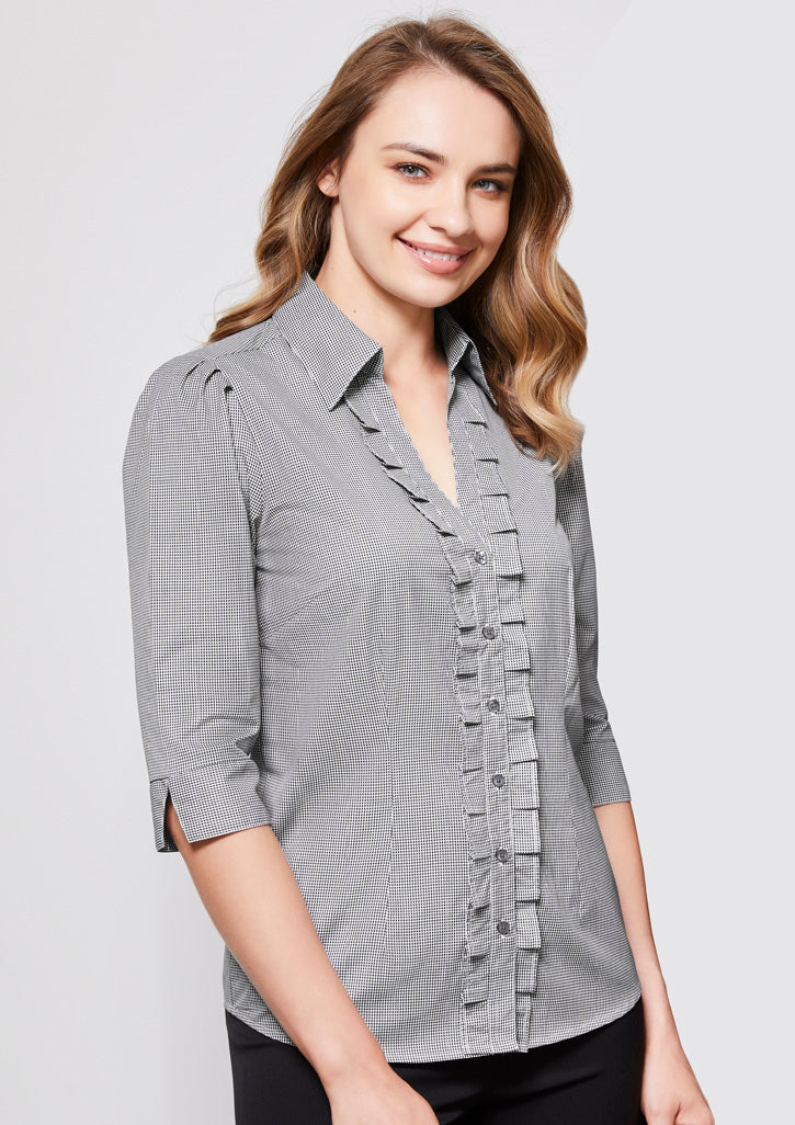 S267LT-Ladies Edge 3/4 Sleeve Shirt