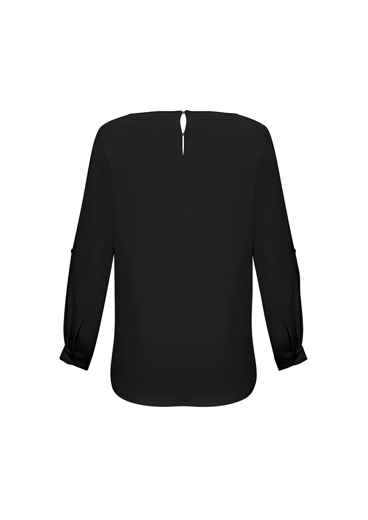 S828LL-Ladies Madison Boatneck Blouse