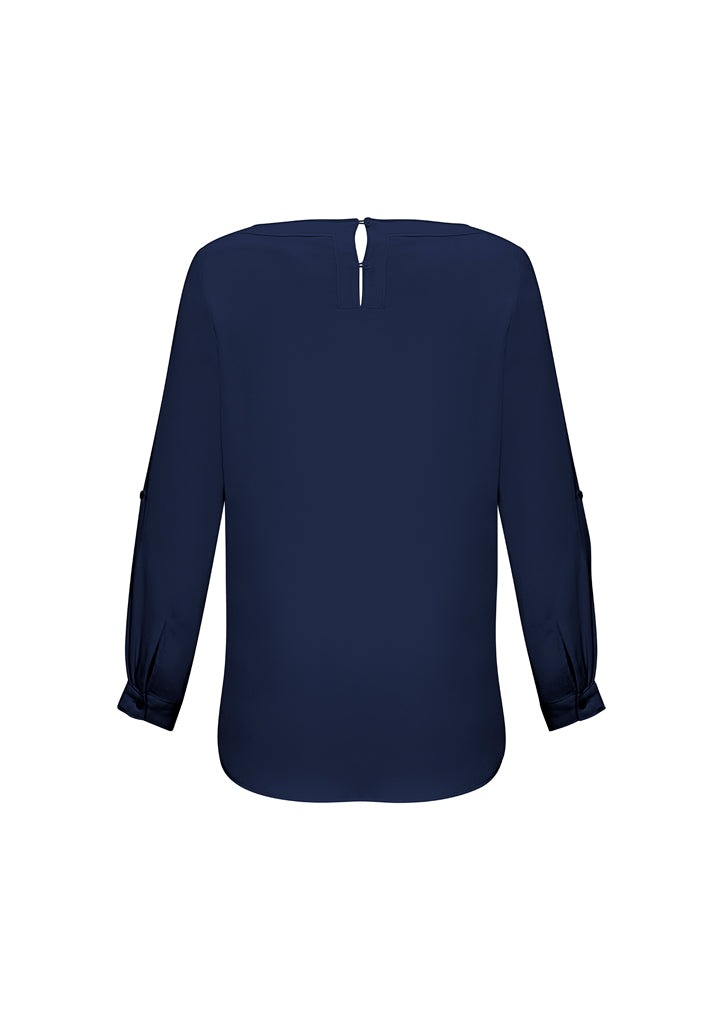 S828LL-Ladies Madison Boatneck Blouse