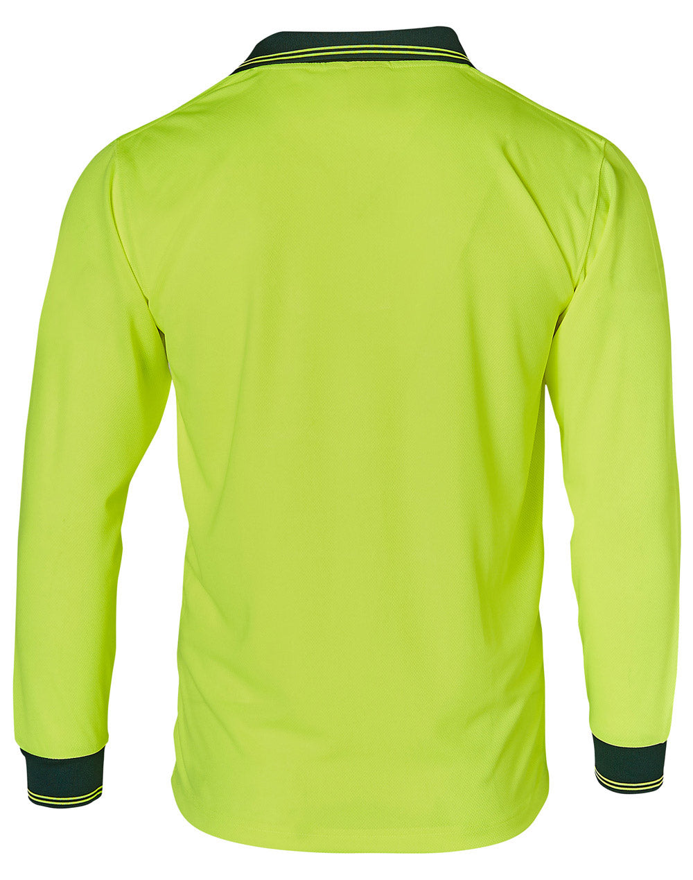 AIW SW05TD HI-VIS TRUEDRY MICRO-MESH SAFETY LONG SLEEVE POLO