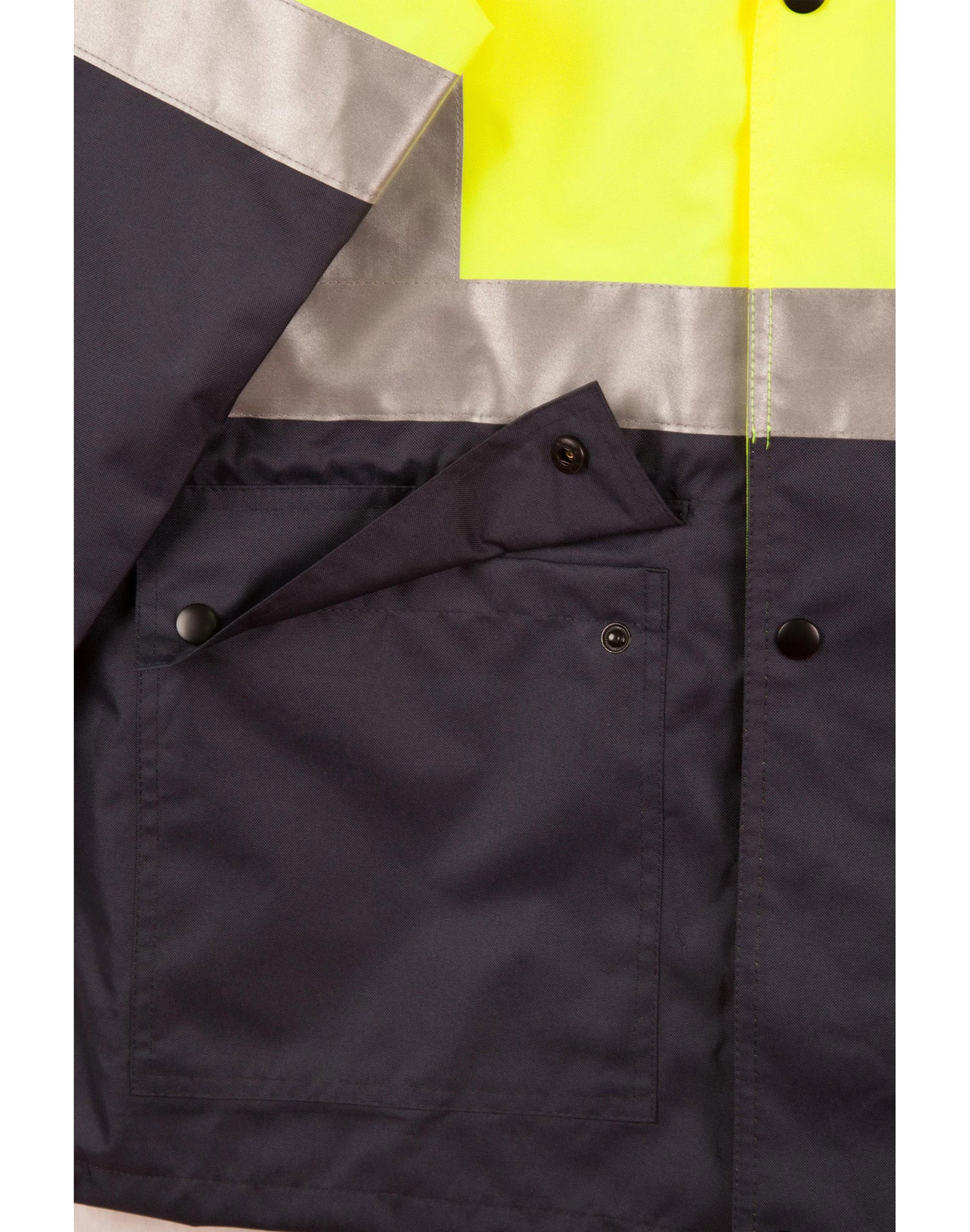 AIW SW18A HI-VIS TWO TONE RAIN PROOF SAFETY JACKET WITH MESH LINING & 3M TAPES
