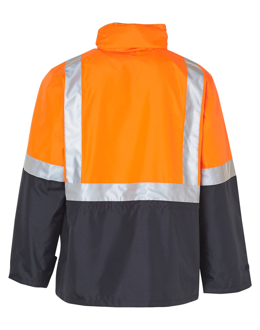 AIW SW18A HI-VIS TWO TONE RAIN PROOF SAFETY JACKET WITH MESH LINING & 3M TAPES