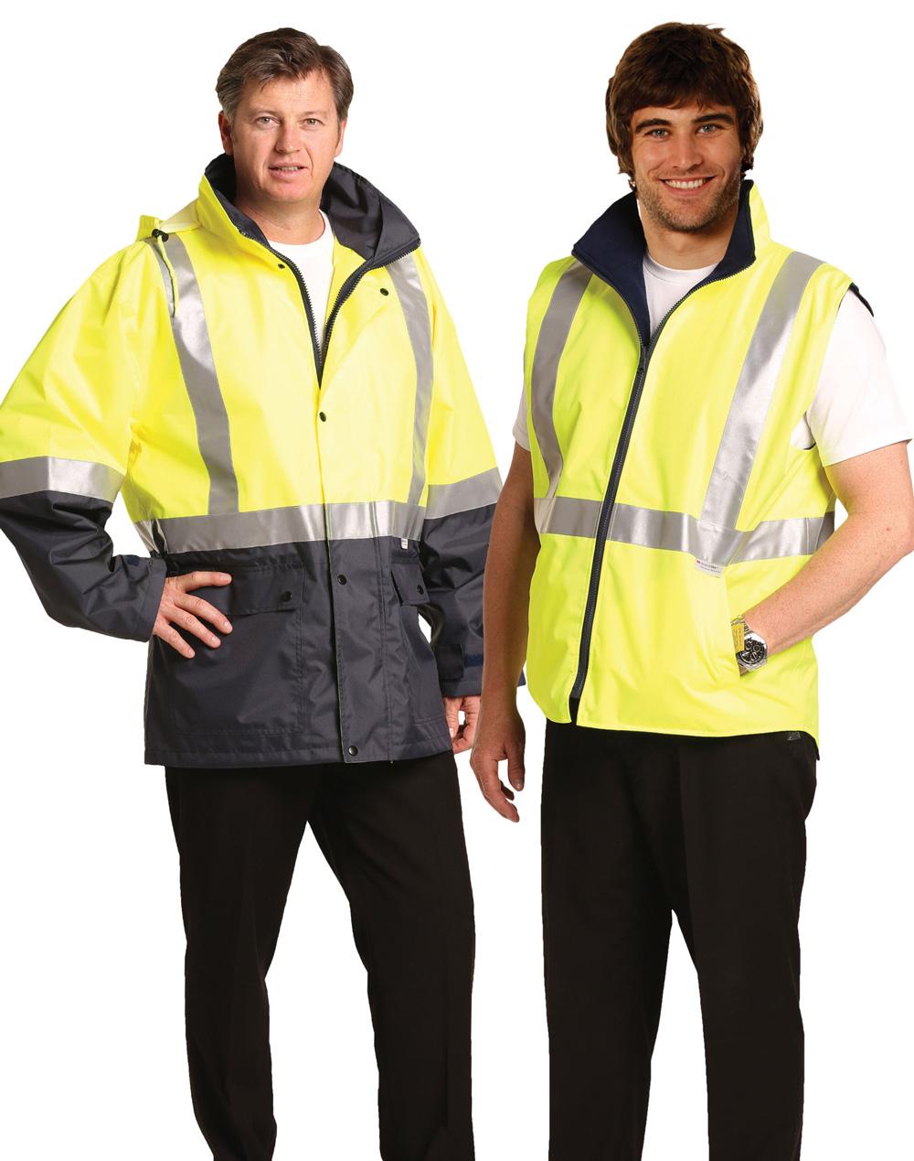 AIW SW20A HI-VIS REVERSIBLE VEST AND JACKET