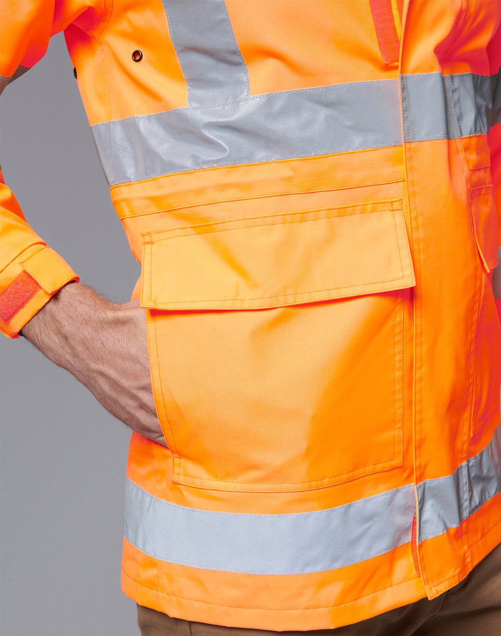 SW75 VIC Rail Hi Vis Safety Jacket - Unisex