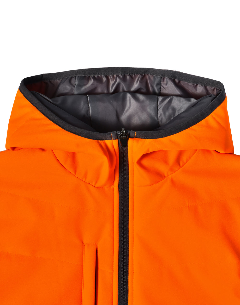 SW80 UNISEX HI VIS MODERN STYLING HOODED PUFFER JACKET