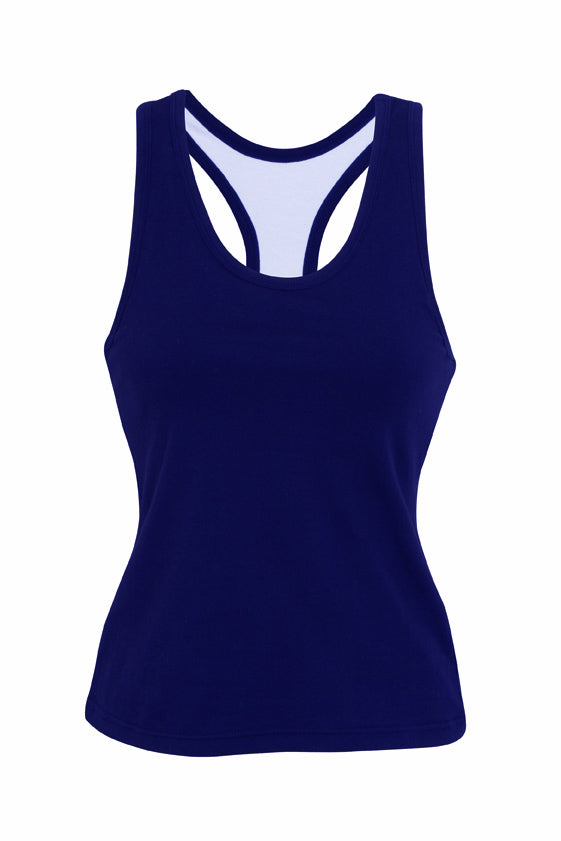 T666LD-Ladies Self Brassiere Singlet