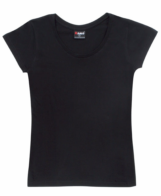 T929LD-Ladies Jersey Scoop Neck Tee