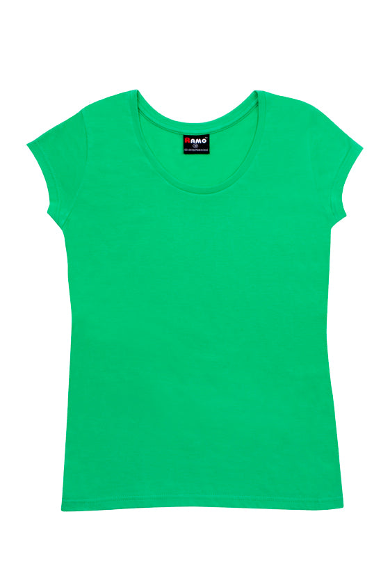 T929LD-Ladies Jersey Scoop Neck Tee