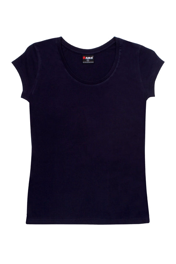 T929LD-Ladies Jersey Scoop Neck Tee