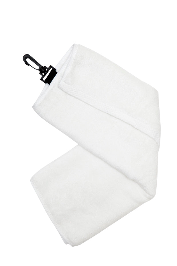 TW001G-Bamboo Golf Towel with plastic hook