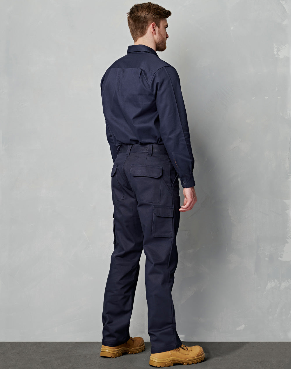 WP08 MEN'S HEAVY COTTON PRE-SHRUNK DRILL PANTS Stout Size