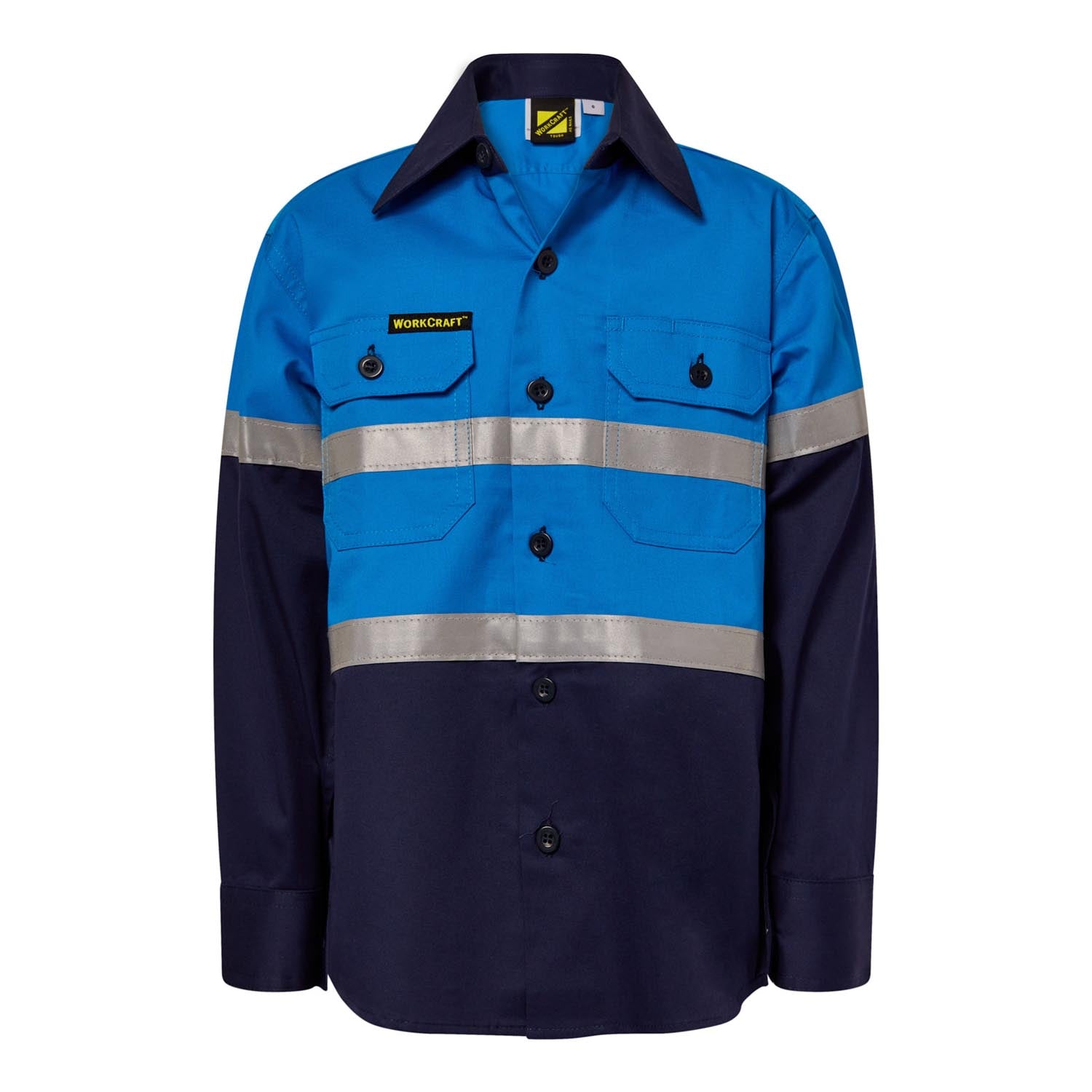 WSK129-Kids Two Tone Shirt - Taped