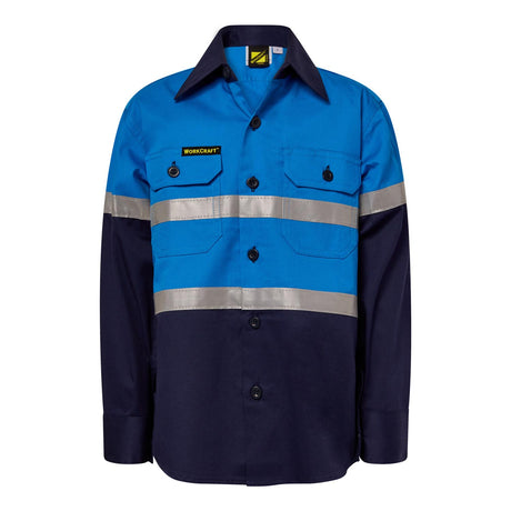 WSK129-Kids Two Tone Shirt - Taped