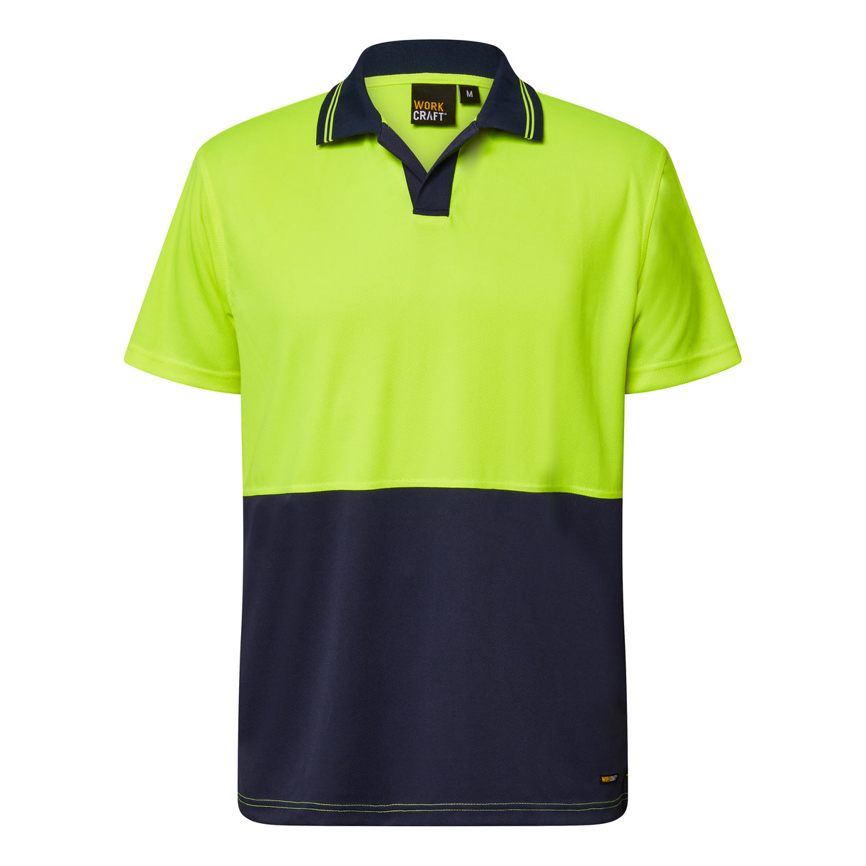 WSP205-HI VI TWO TONE SS LAUNDRY POLO