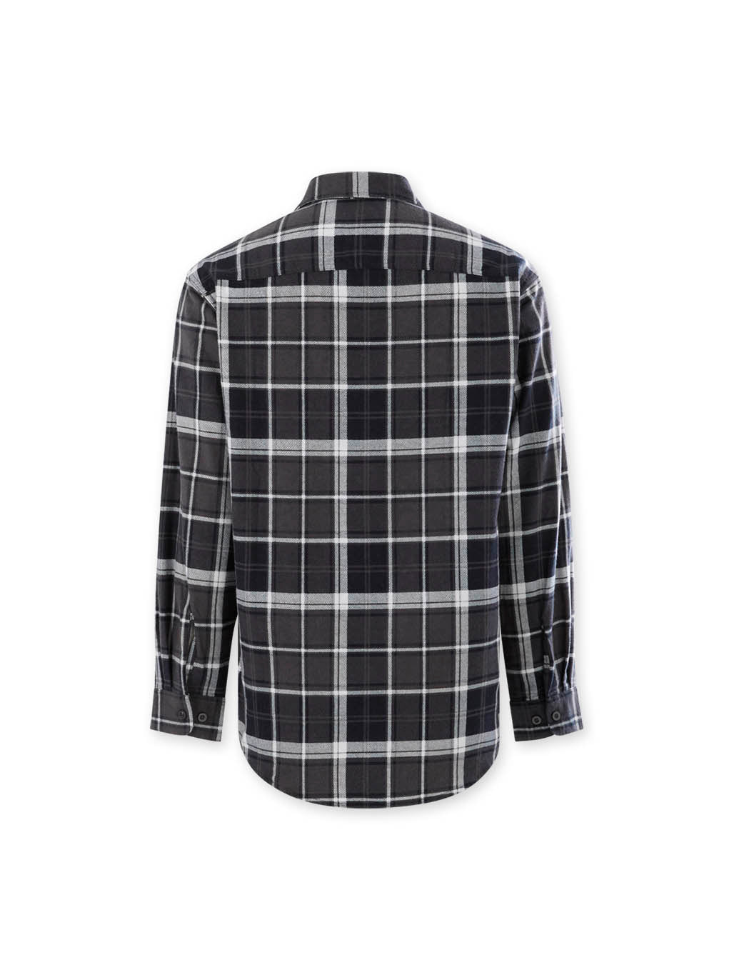 Y04006-Hard Yakka Core Mens Long Sleeve Closed Front Check Flannel Shirt