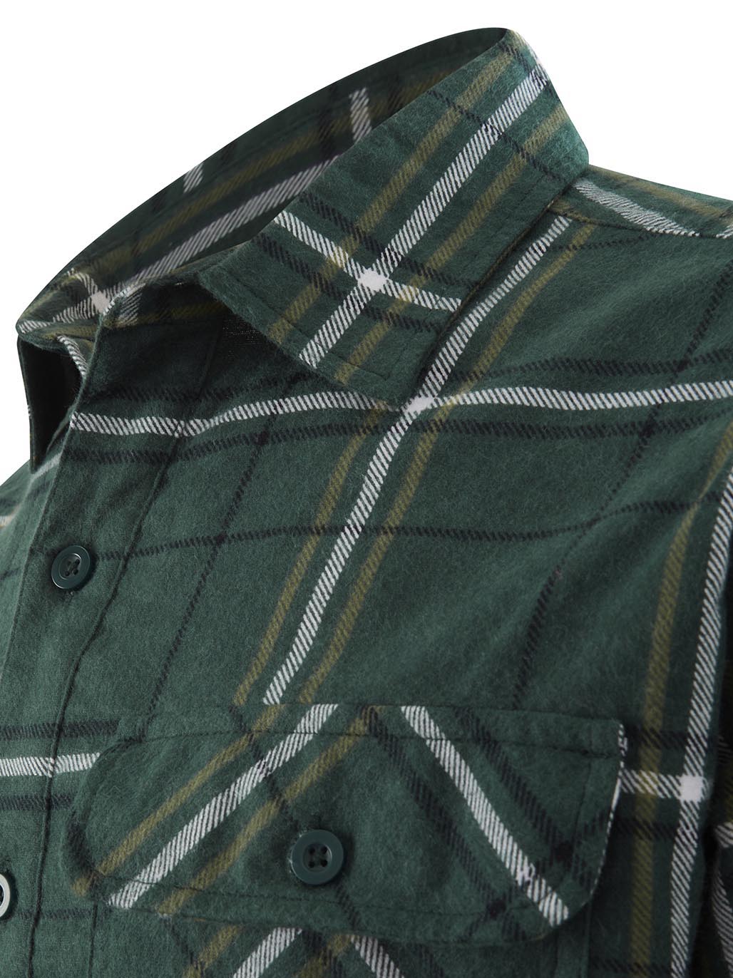 Y04006-Hard Yakka Core Mens Long Sleeve Closed Front Check Flannel Shirt