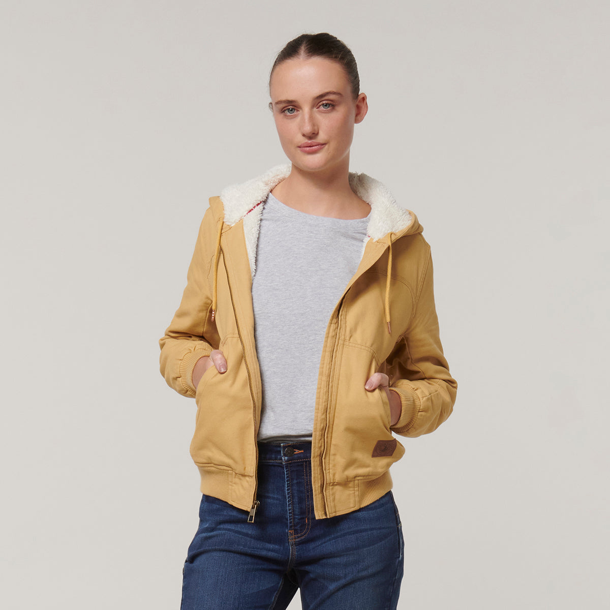 Y08422-Hard Yakka Womens Legends Bomber Jacket
