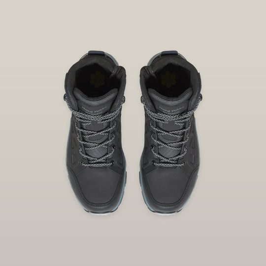 ATOMIC HYBRID LACE UP & SIDE ZIP SAFETY BOOT - BLACK-Black