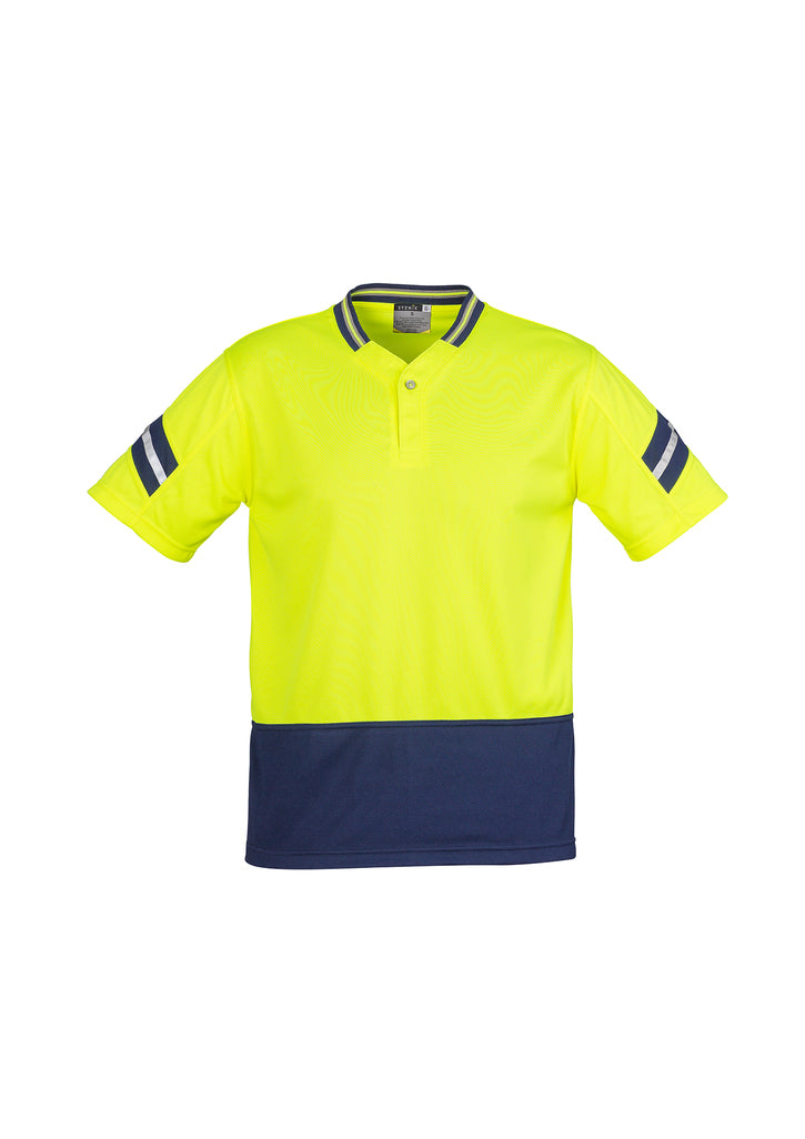 ZH245-Mens Hi Vis Astro Short Sleeve Polo