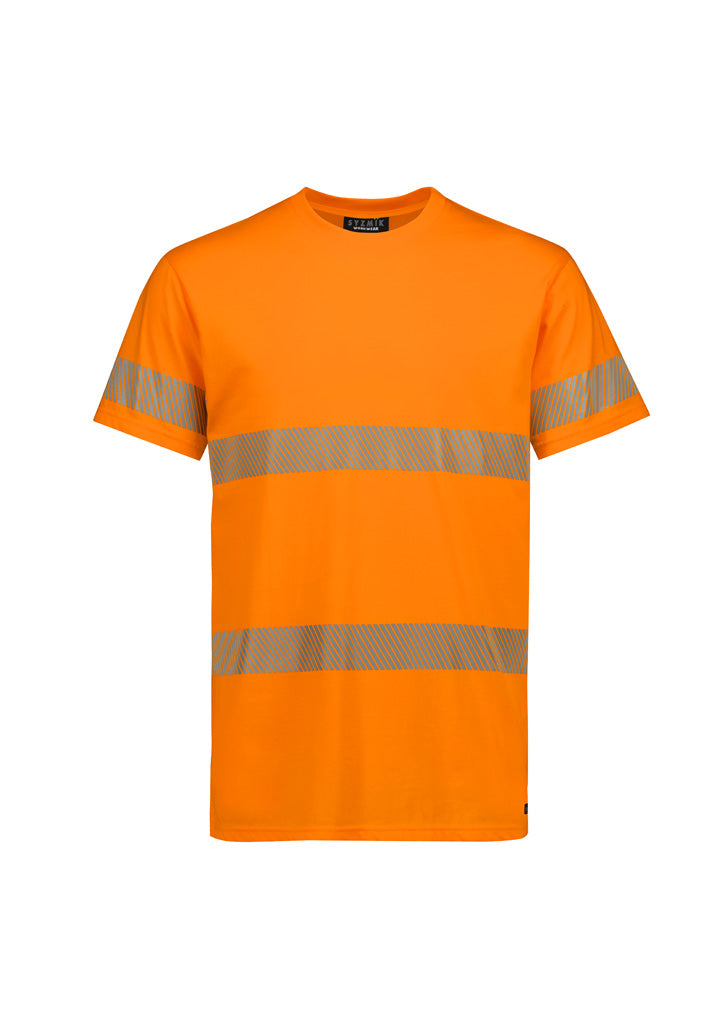 ZH510-Mens Hi Vis Segmented Tape Cotton Tee Shirt