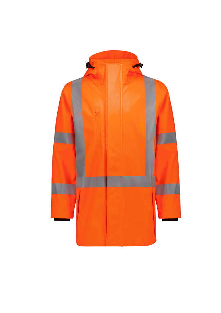 ZJ620-AU-Mens Hi Vis X Back Heavy Duty Waterproof Jacket