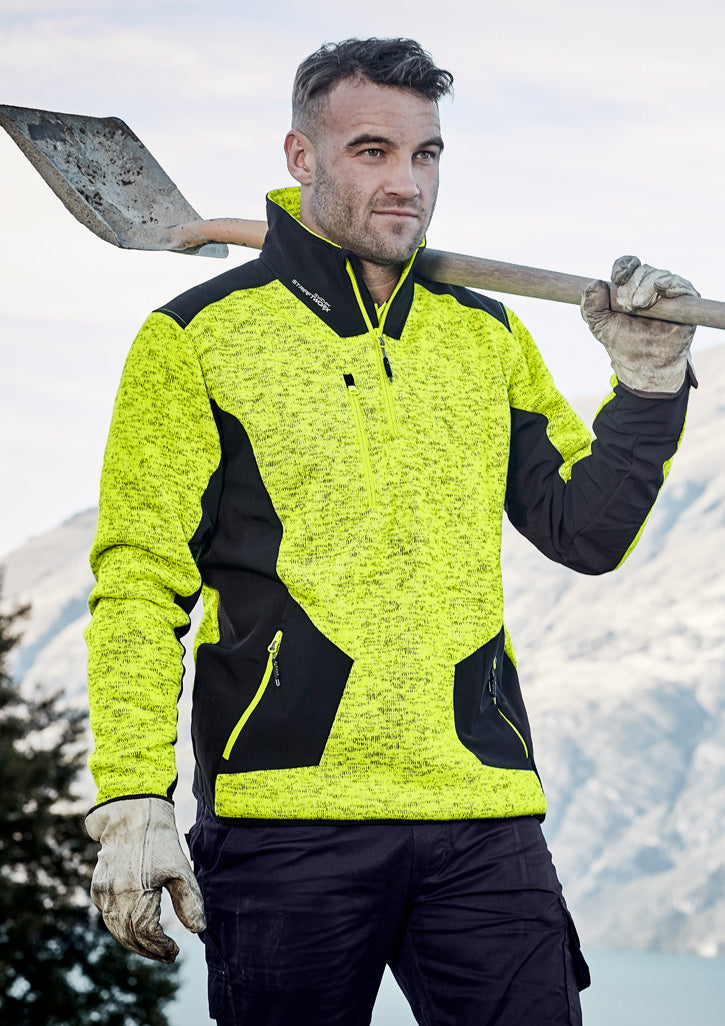 ZT380-Unisex Streetworx Reinforced Knit 1/2 Zip Pullover