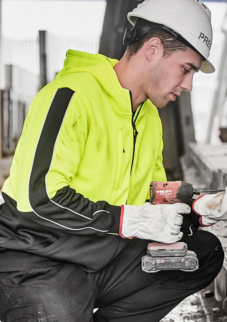 ZT485-Unisex Hi Vis Full Zip Hoodie