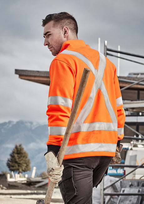 ZT660-Unisex Hi Vis X Back Rail Jumper