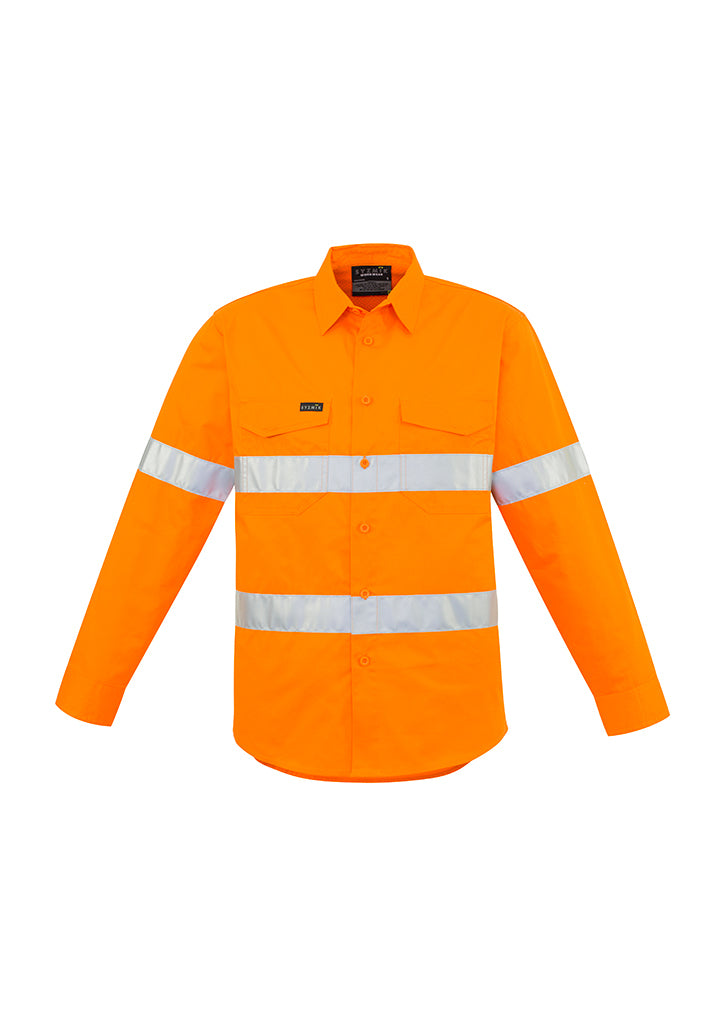 ZW640-Mens Hi Vis Hoop Taped Long Sleeve Shirt