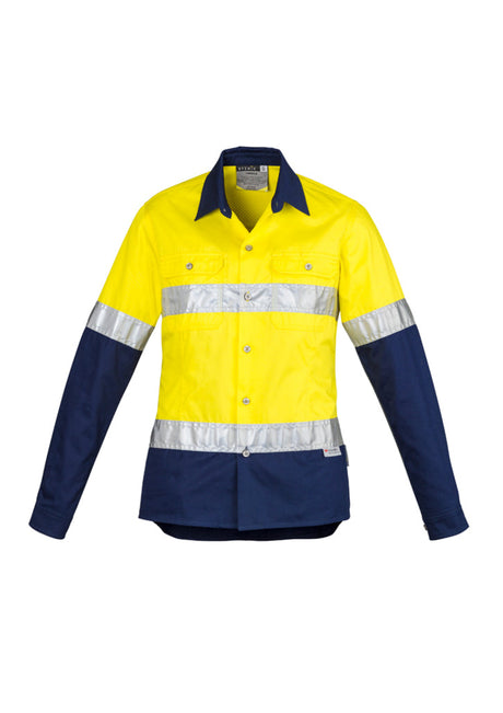ZWL123-Womens Industrial Long Sleeve Shirt - Hoop Taped