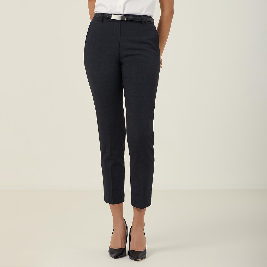 STRETCH WOOL BLEND SLIMLINE PANT