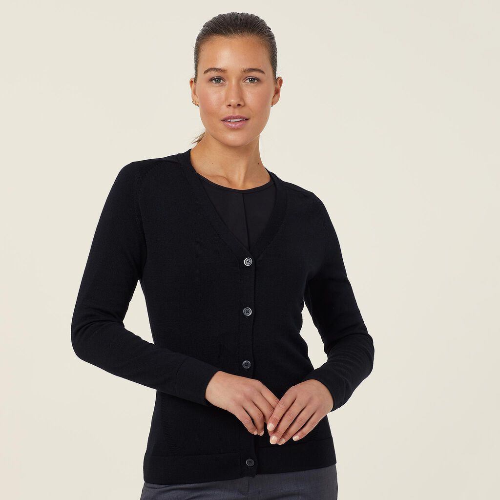 MERINO WOOL DETAIL CARDIGAN