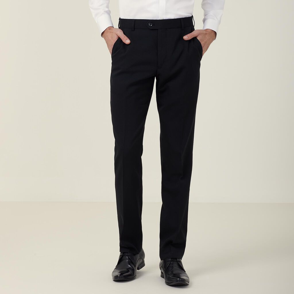 DOBBY STRETCH SLIM LEG PANT