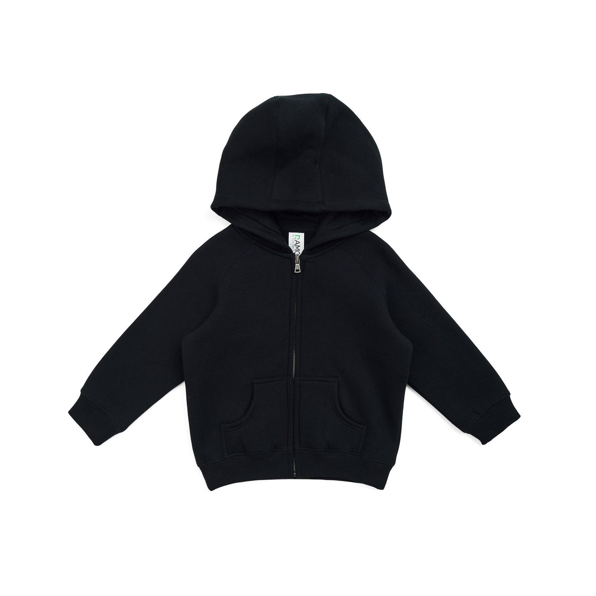 F140ZZ-Babies Cotton Care Kangaroo Zip Pocket Hoodie