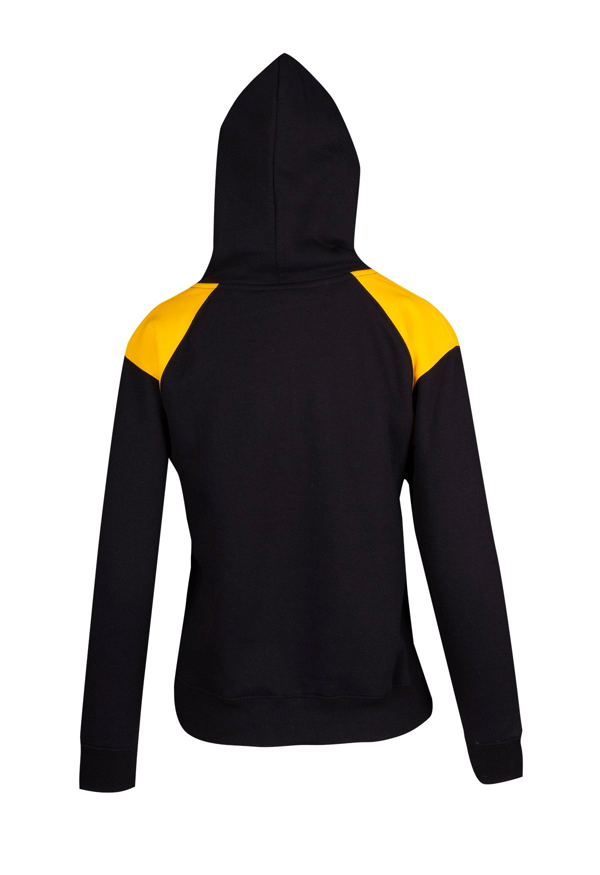 F303UN-Ladies/Juniors Shoulder Contrast Panel Hoodie