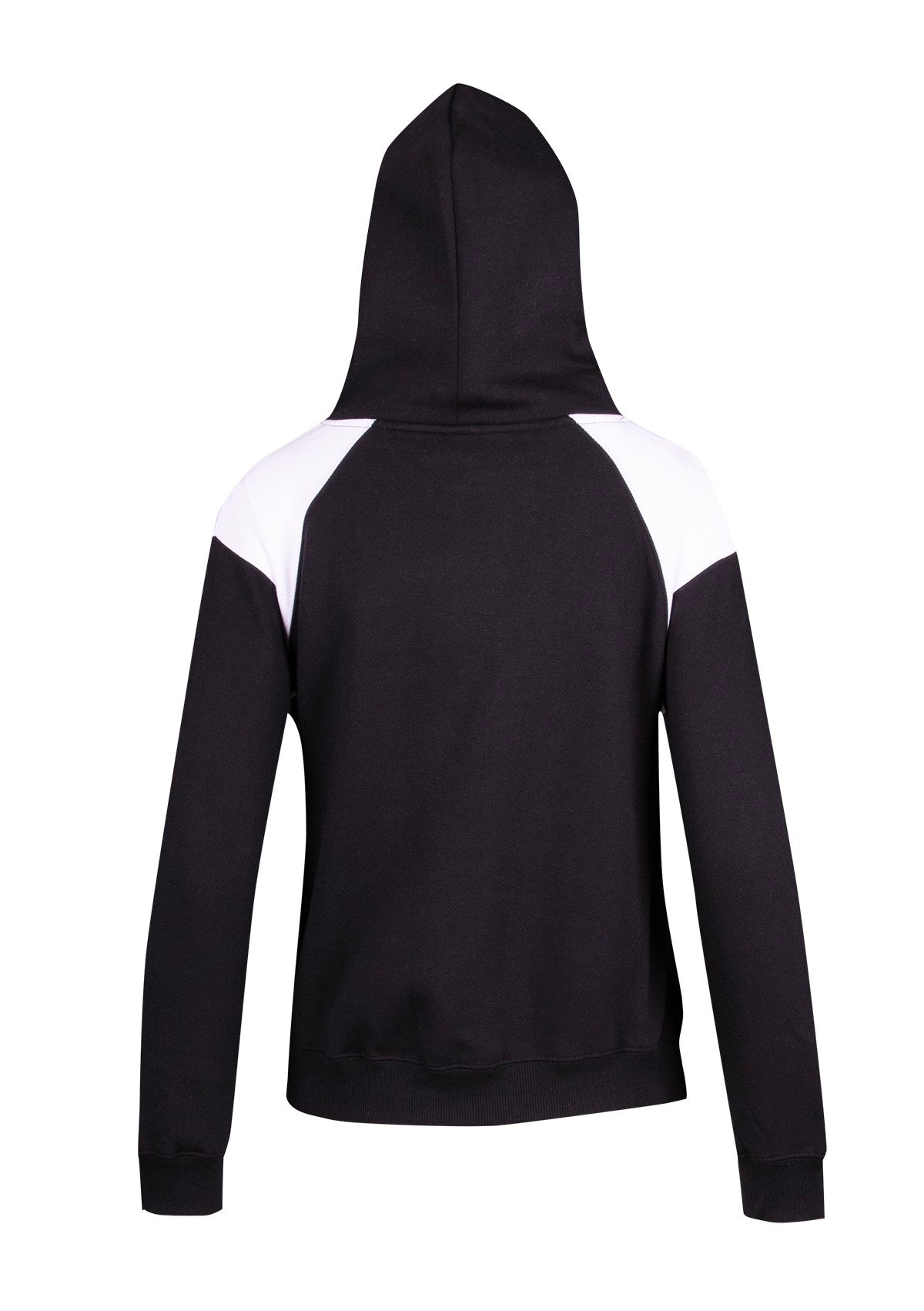 F303UN-Ladies/Juniors Shoulder Contrast Panel Hoodie