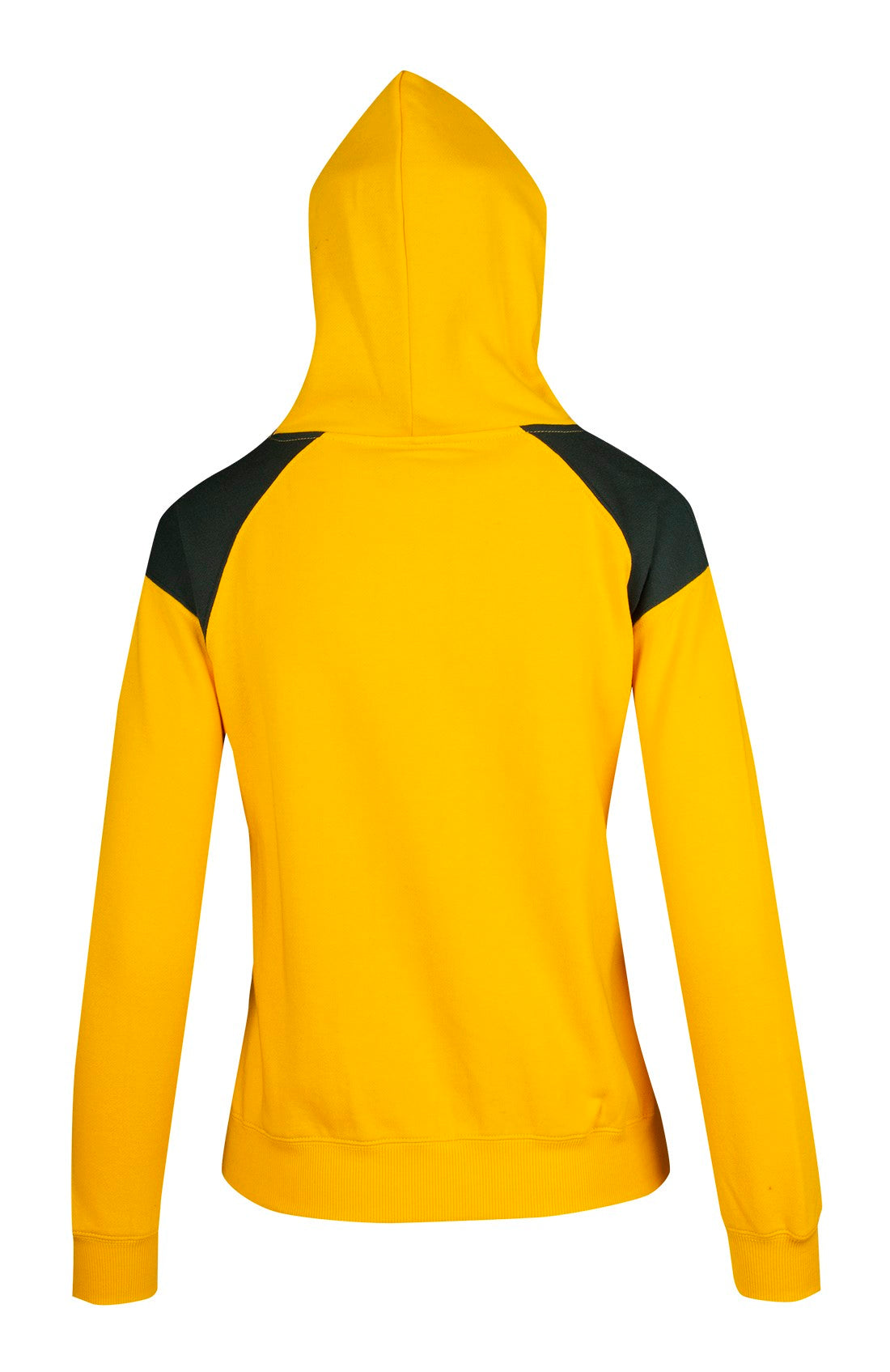 F303UN-Ladies/Juniors Shoulder Contrast Panel Hoodie