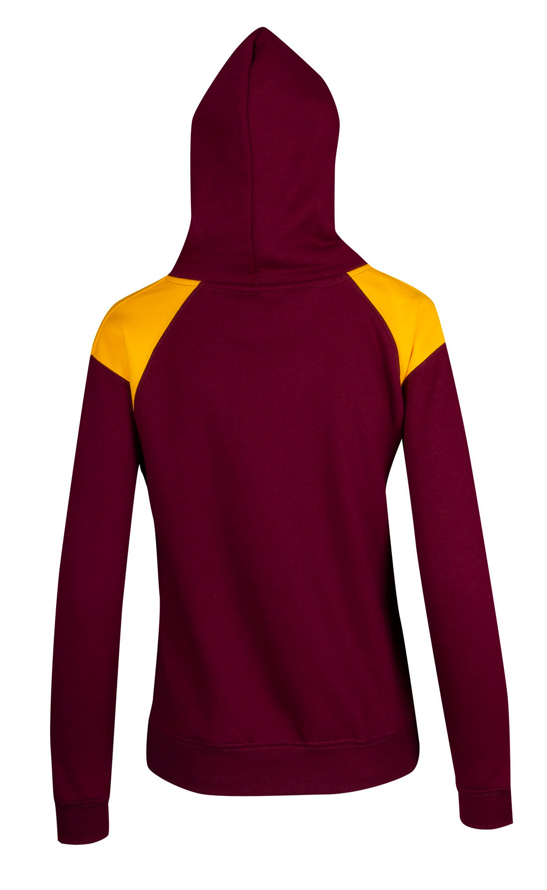 F303UN-Ladies/Juniors Shoulder Contrast Panel Hoodie