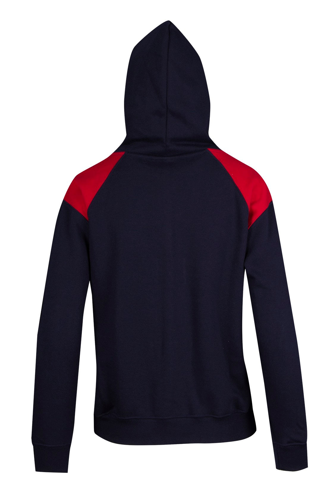F303UN-Ladies/Juniors Shoulder Contrast Panel Hoodie