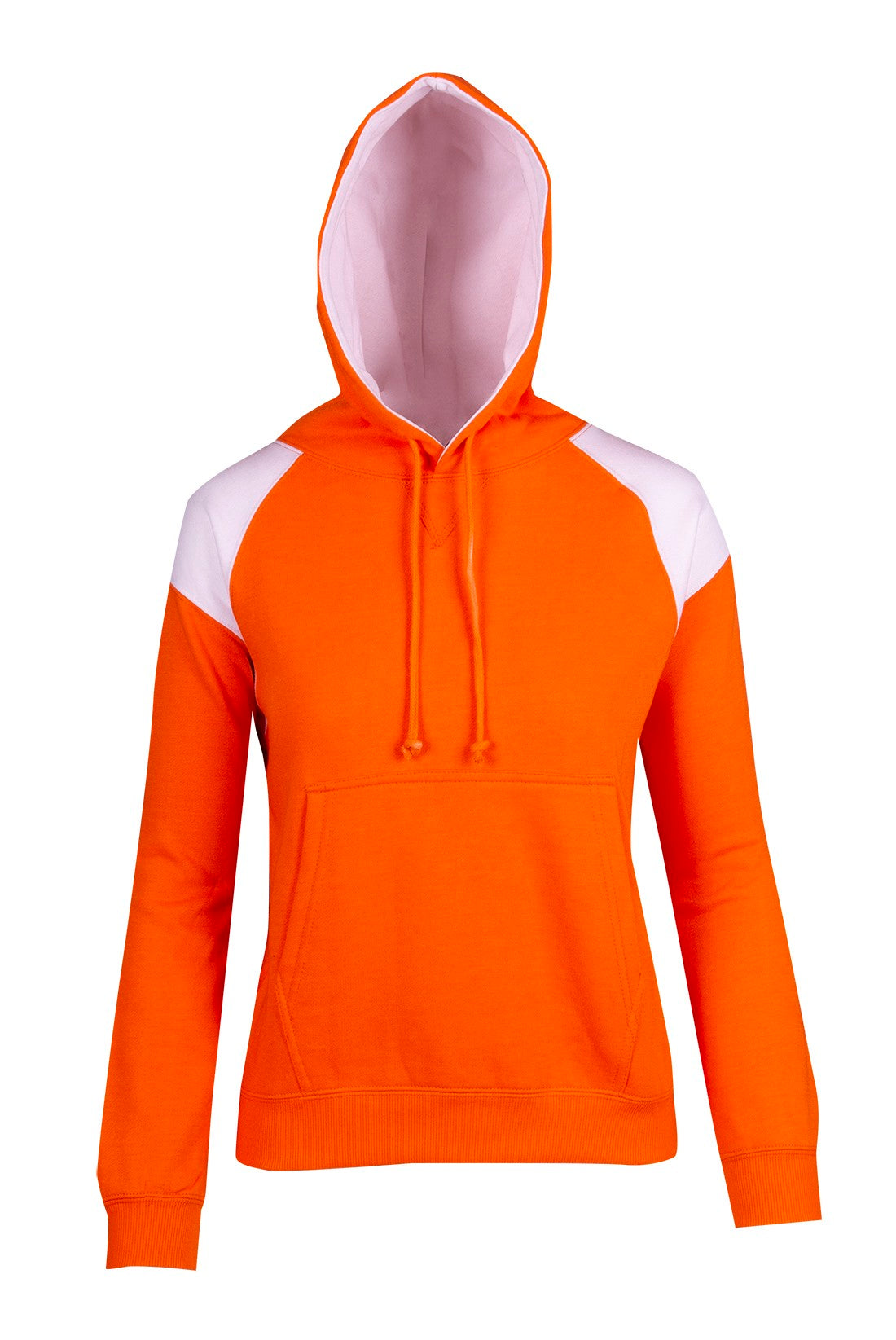 F303UN-Ladies/Juniors Shoulder Contrast Panel Hoodie