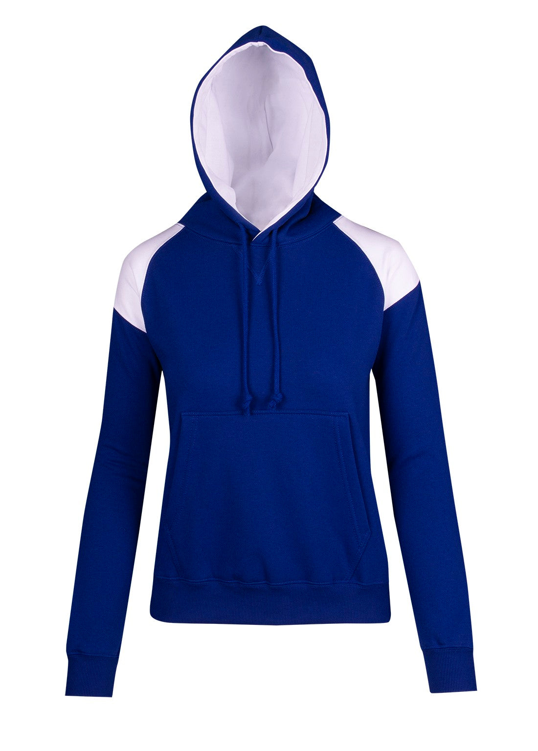 F303UN-Ladies/Juniors Shoulder Contrast Panel Hoodie