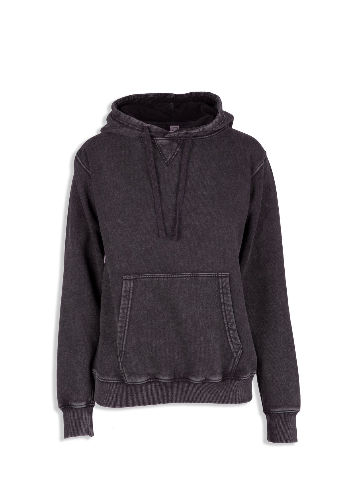 F363UN-Ladies'/Junior's Stone Wash Fleece Hoodie