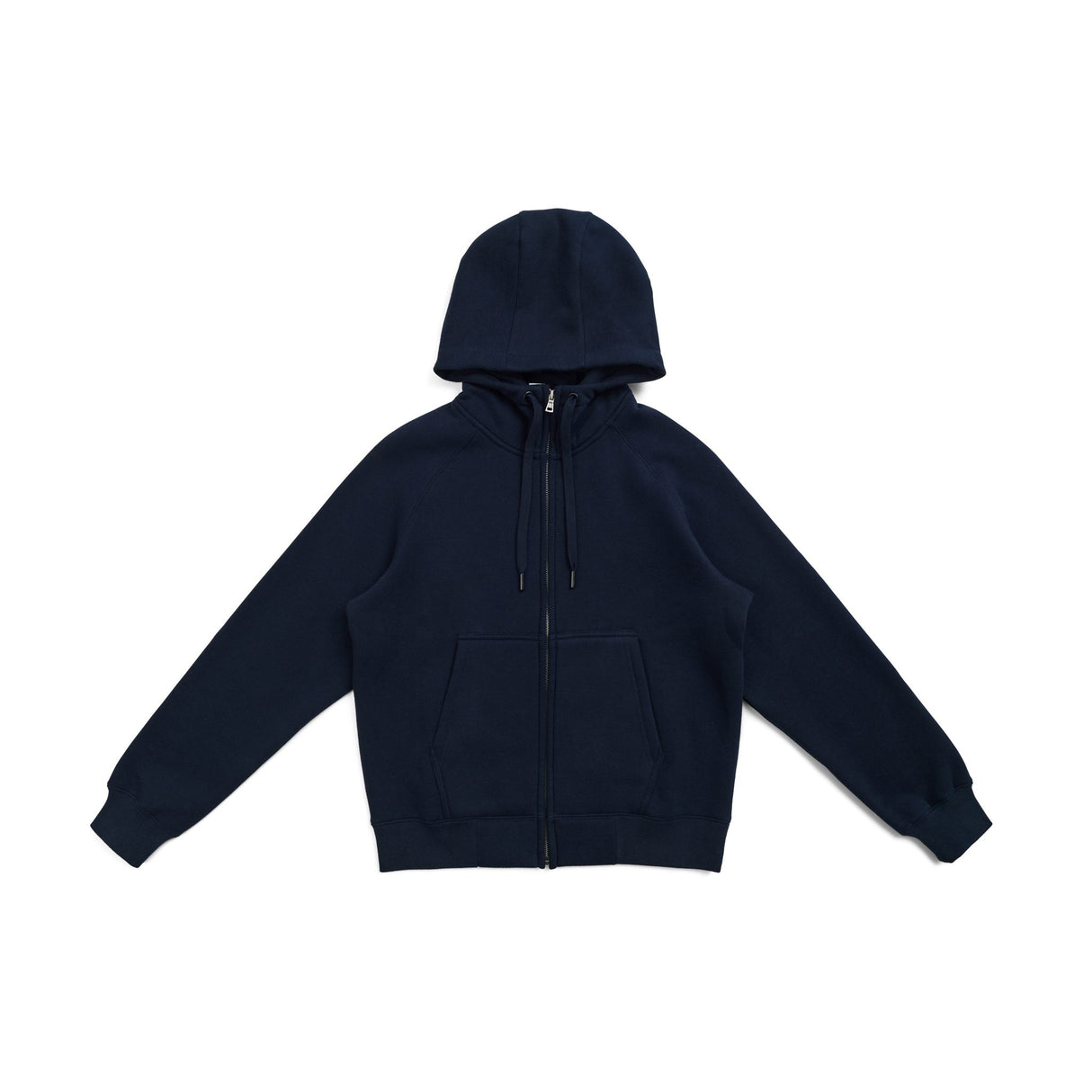 F370UN-Ladies/Junior Cotton Care Kangaroo Pocket Zipper Hoodie