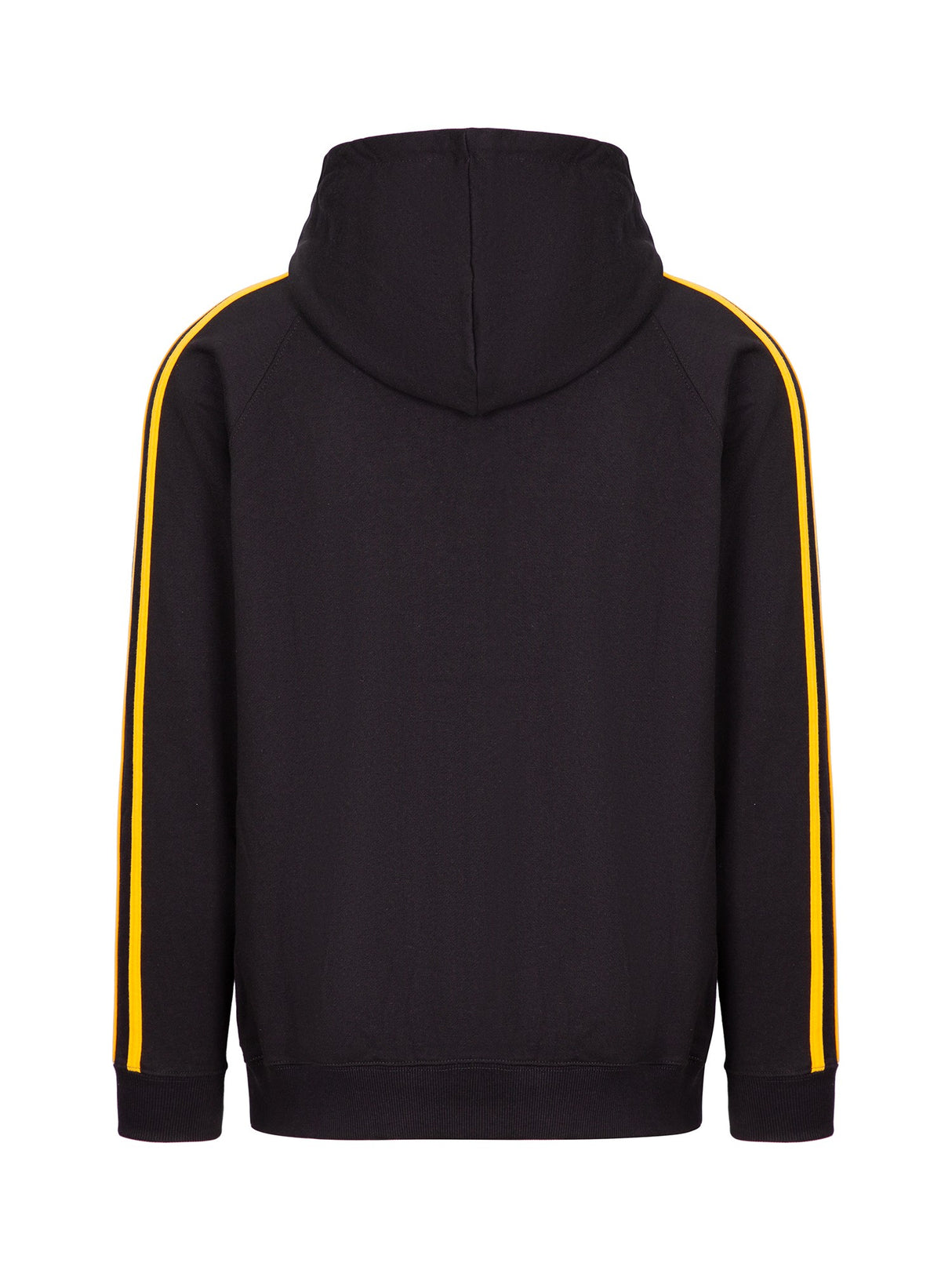 F600HZ-Mens Unbrushed Stripe Sleeve Hoodie