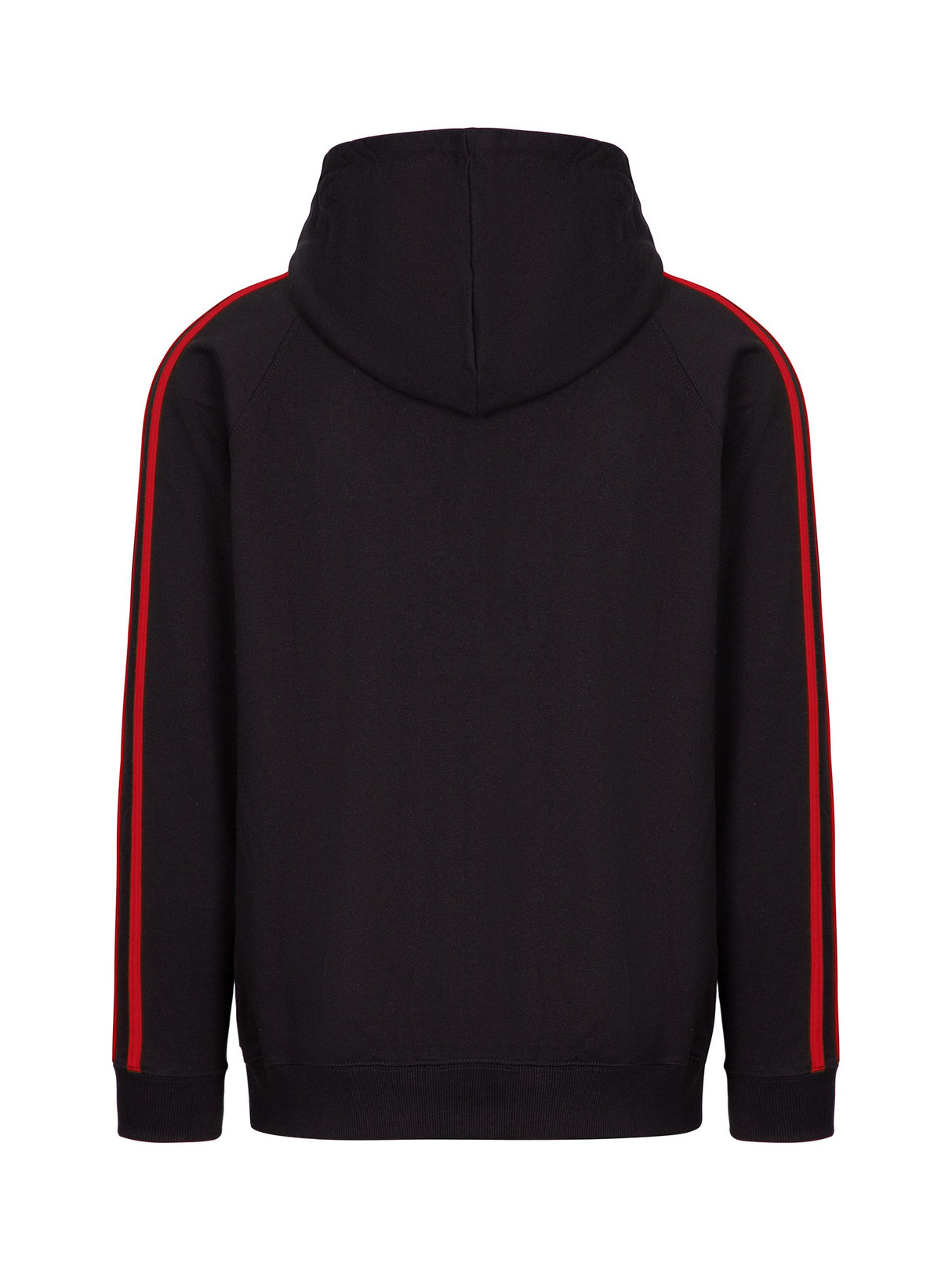 F600HZ-Mens Unbrushed Stripe Sleeve Hoodie