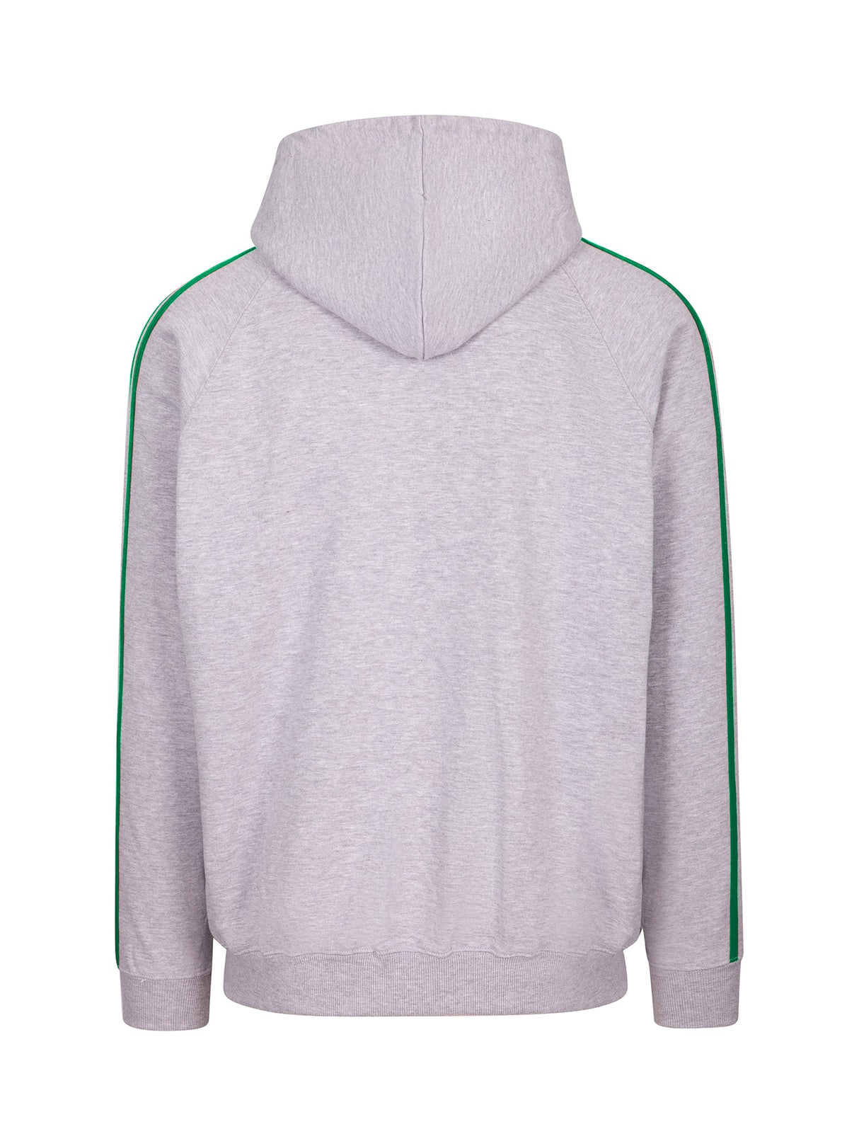 F600HZ-Mens Unbrushed Stripe Sleeve Hoodie