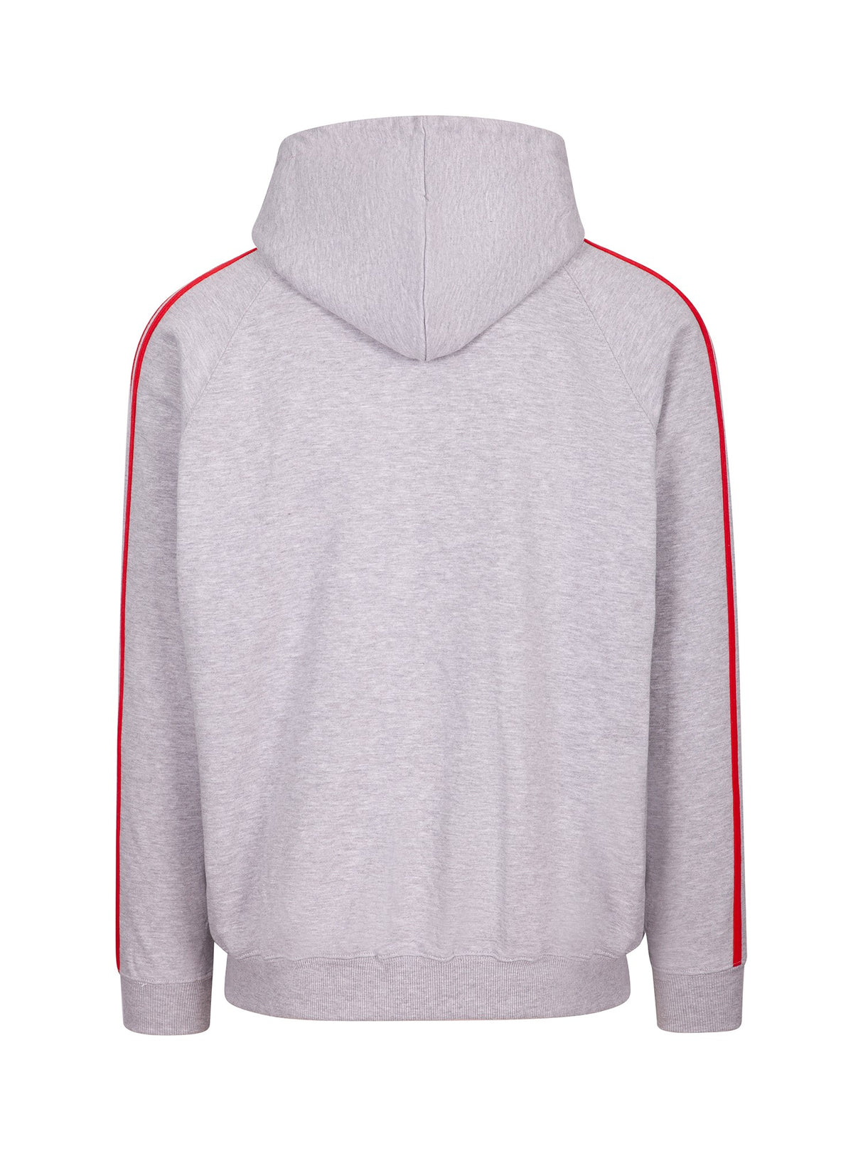 F600HZ-Mens Unbrushed Stripe Sleeve Hoodie