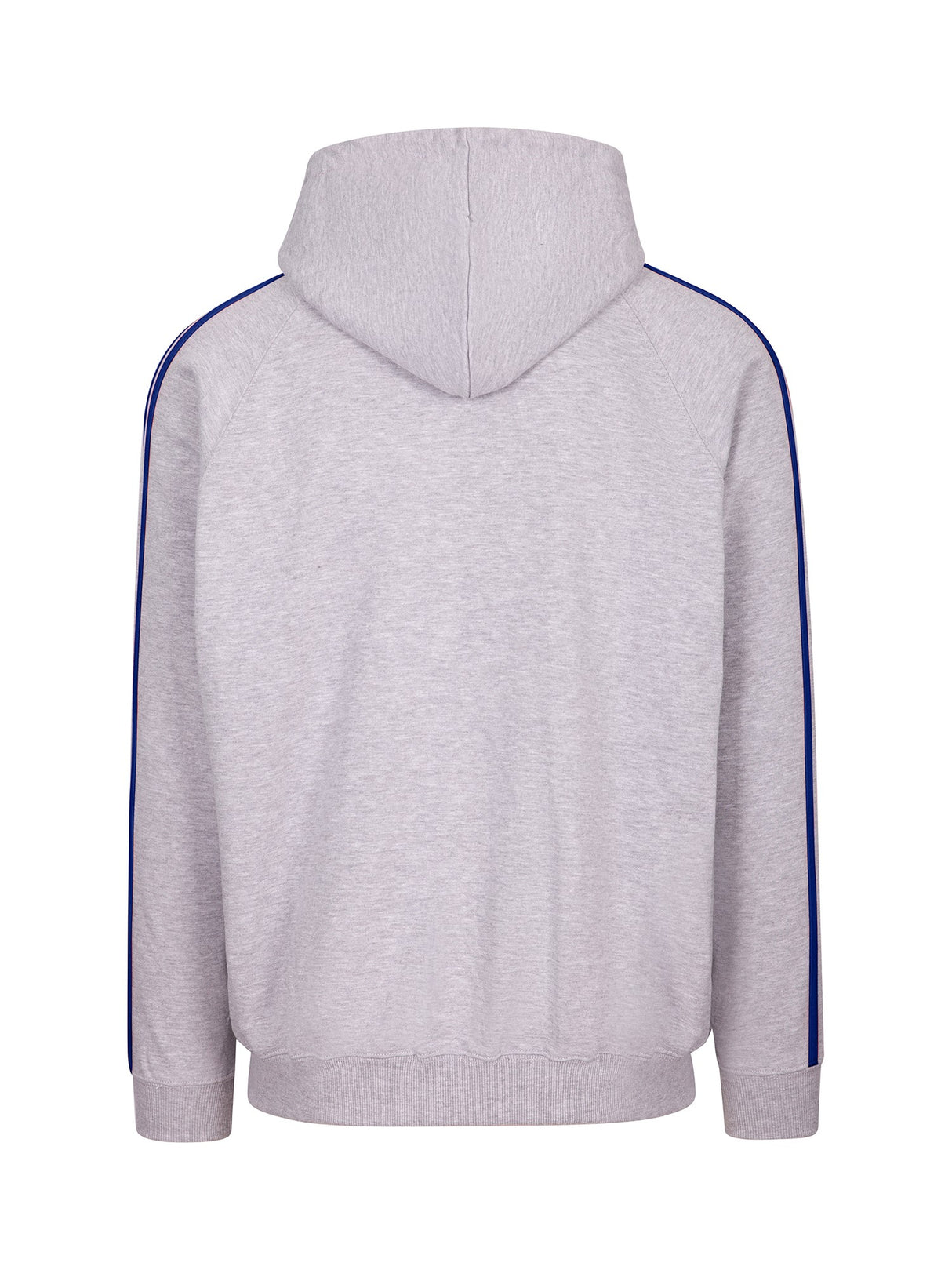 F600HZ-Mens Unbrushed Stripe Sleeve Hoodie