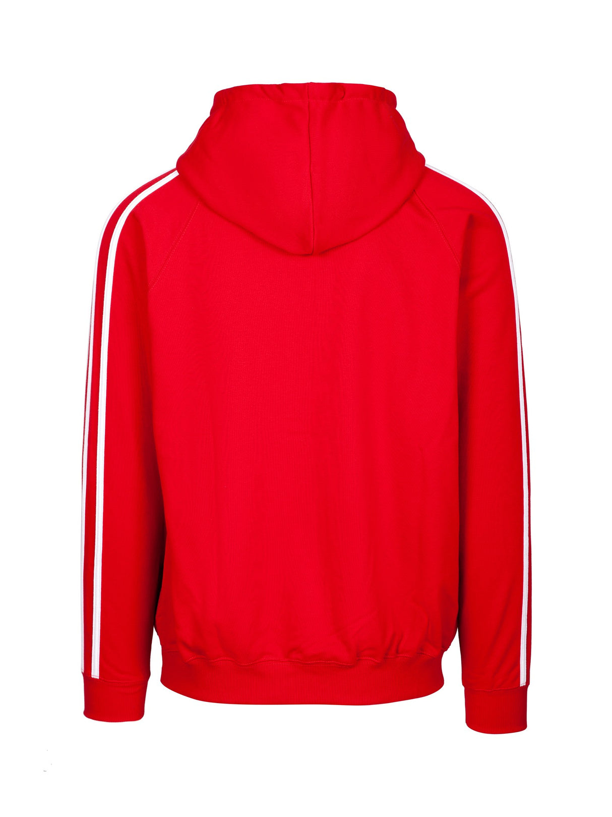 F600HZ-Mens Unbrushed Stripe Sleeve Hoodie